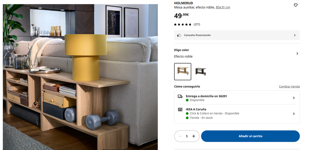 Mueble de IKEA Holmerud