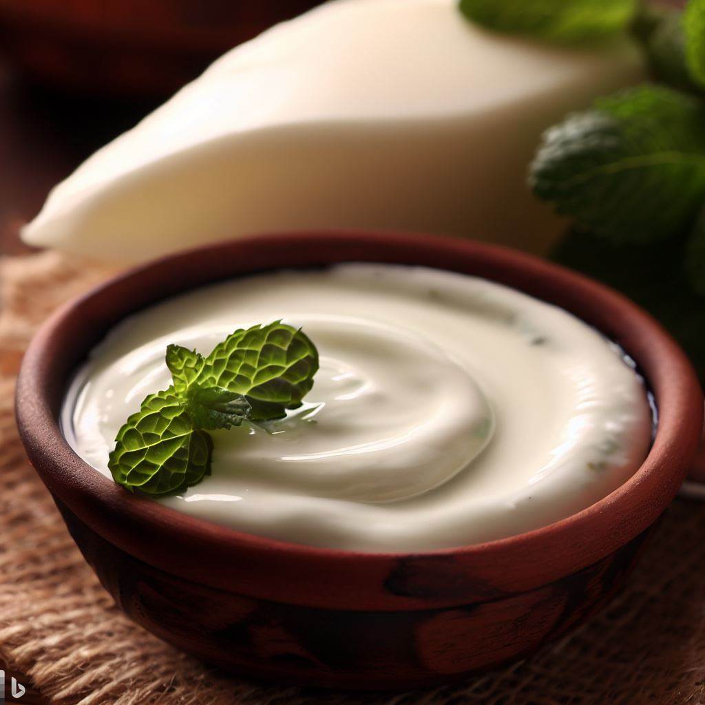 Salsa de yogur y menta, una salsa refrescante y versátil