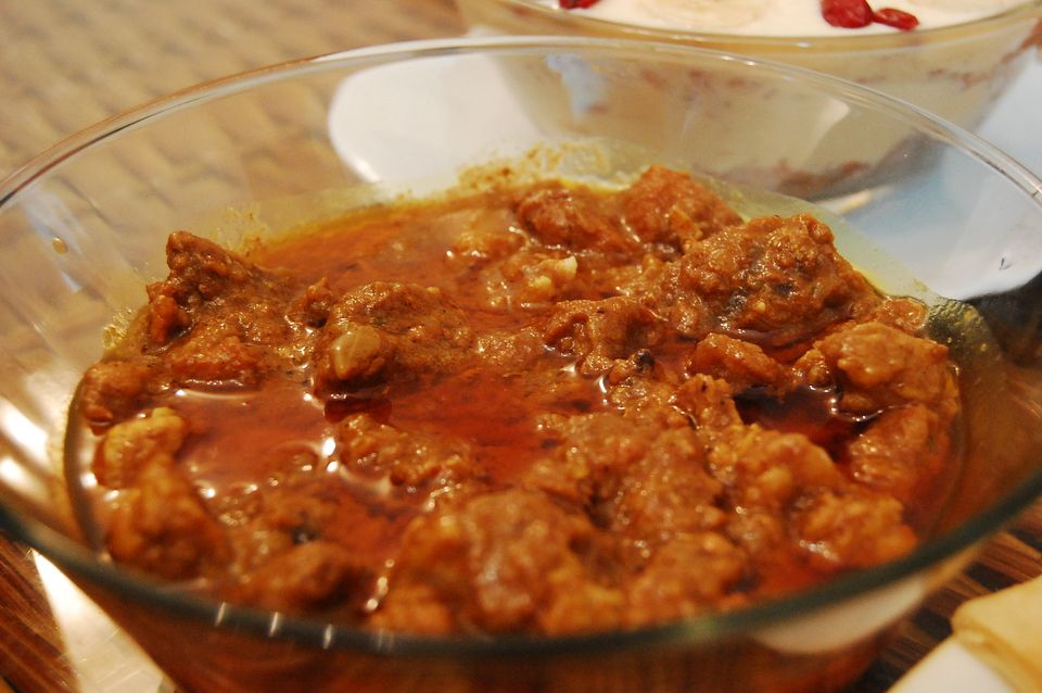 Ternera bhuna al estilo indio