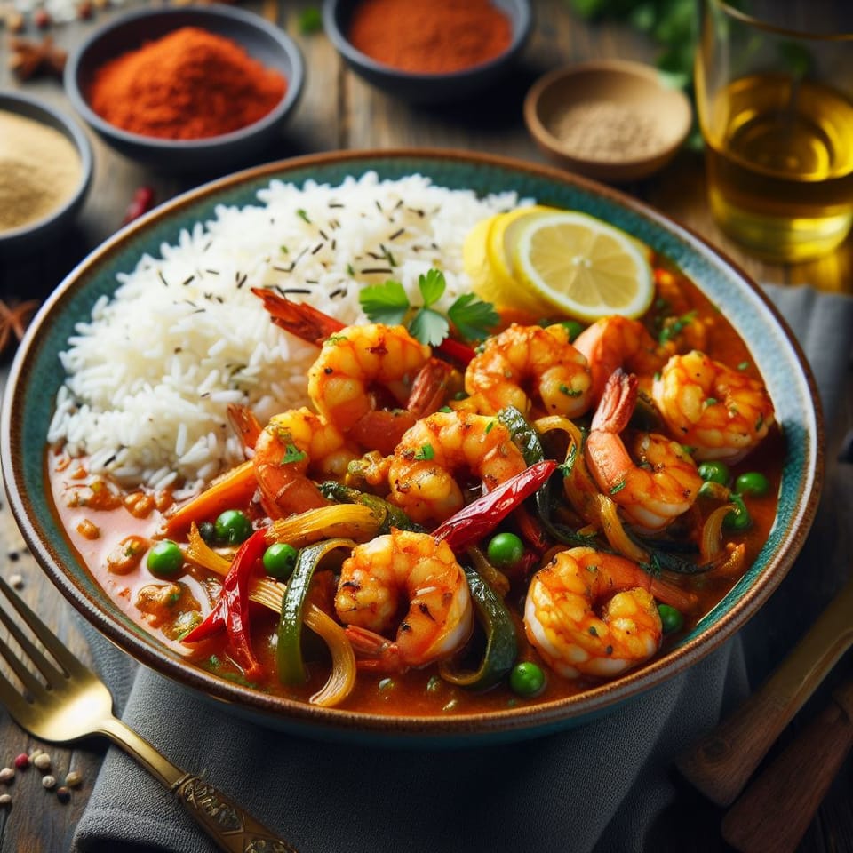 Jalfrezi de gambas: una receta fácil y deliciosa